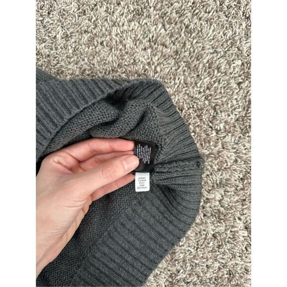 Lane Bryant Turtleneck Fair Isle Sweater Dress Gray Pink Aztec Plus Size 26/28 - Picture 6 of 12